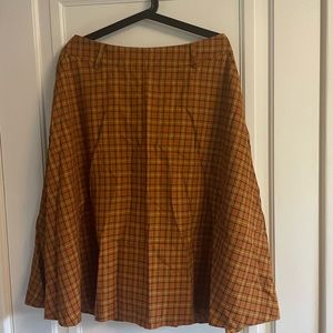 Plaid skirt- ModCloth -large